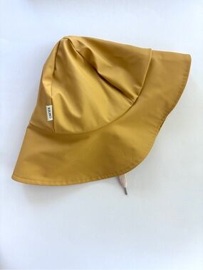 Kuling Mustard Yellow Kids Rain Hat